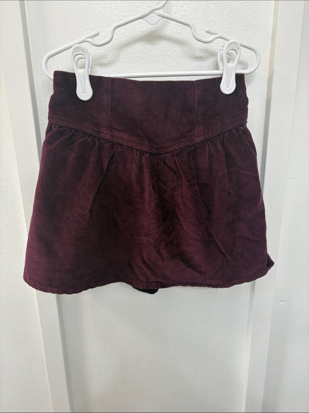 Abercrombie kids burgundy skirt girl’s 9/10